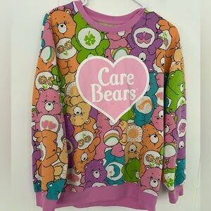 Care Bears Colorful Soft Sweatshirt Top Hybrid Apparel size Small